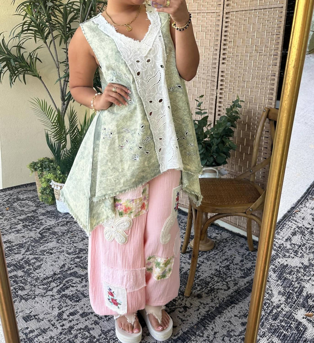 Pol - Go With The Flow Oversized Tank Top