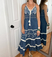 Pol - Gypsy Denim Midi Dress