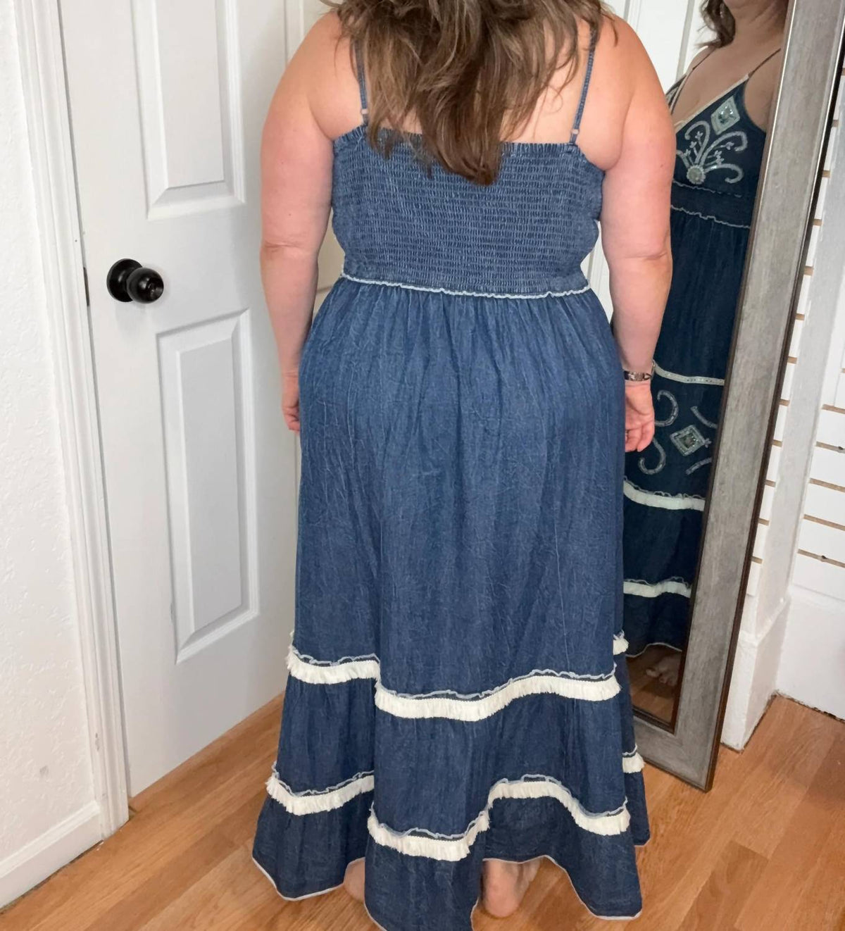 Pol - Gypsy Denim Midi Dress