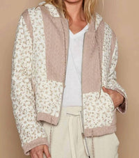 Pol - Hooded Floral Jacket