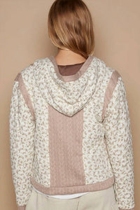 Pol - Hooded Floral Jacket