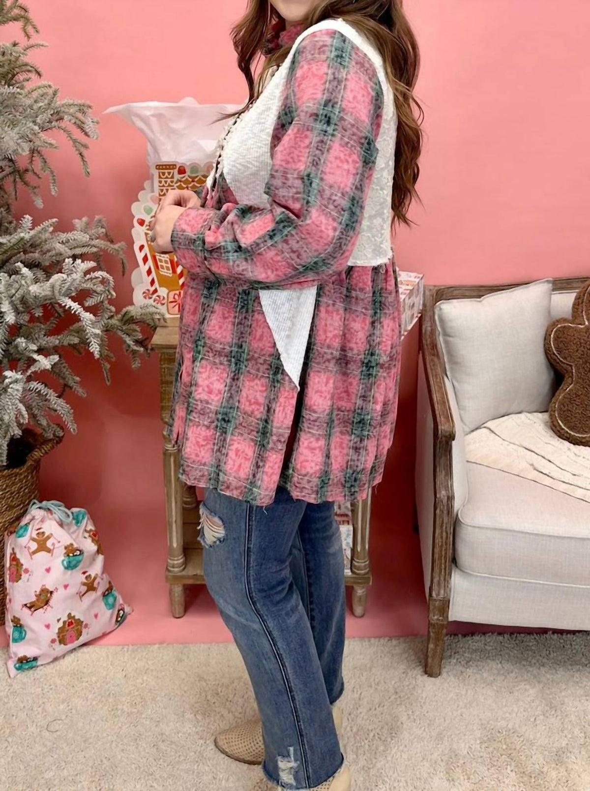 Pol - Long-sleeve Oversized Fit Shirt