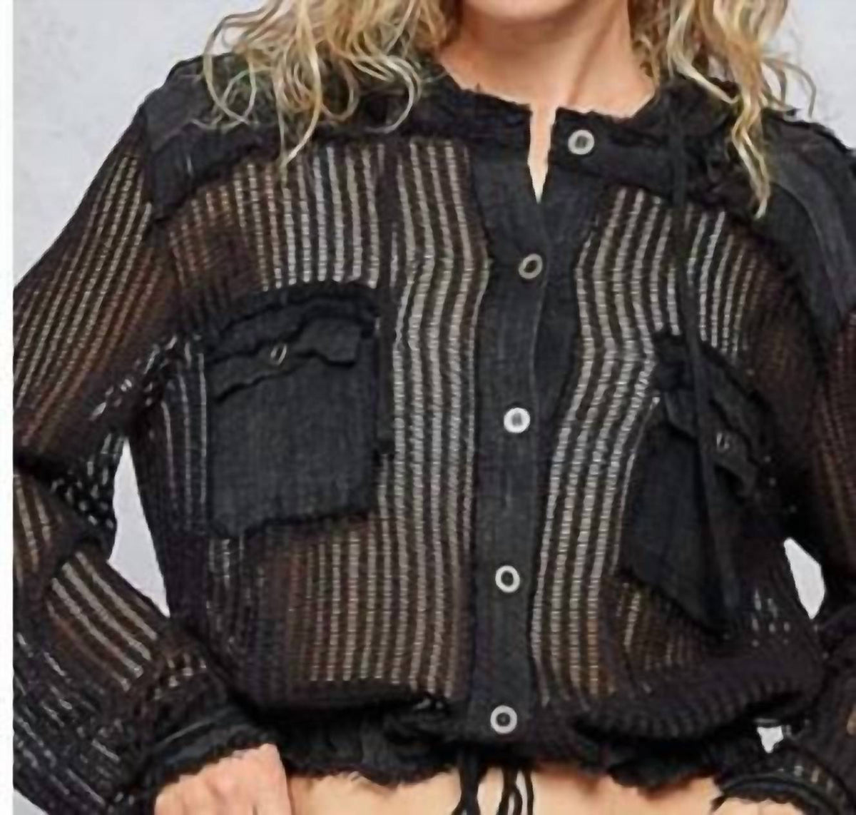 Pol - Our Favorite Open Weave Jacket