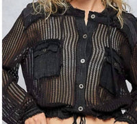 Pol - Our Favorite Open Weave Jacket