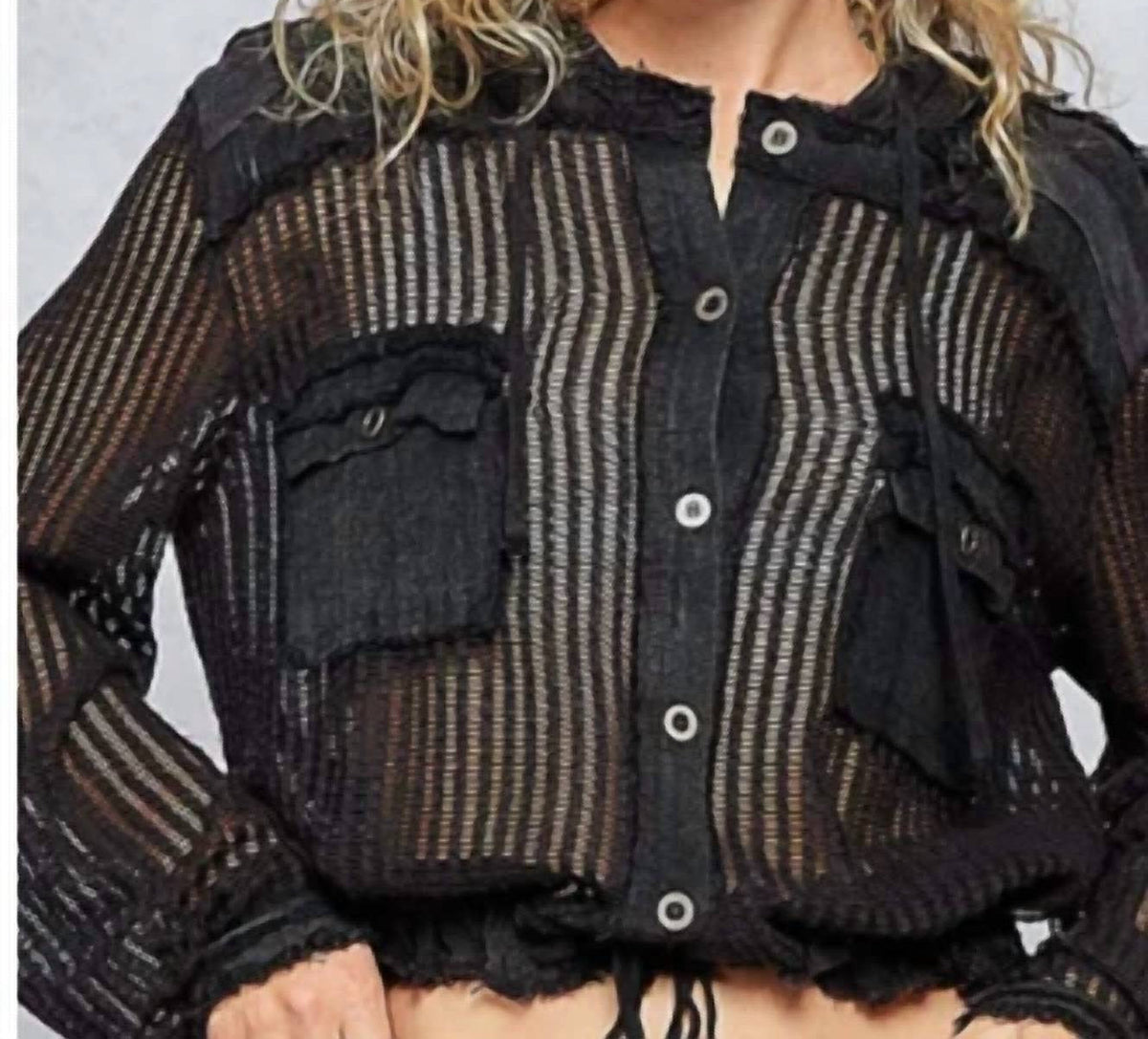 Pol - Our Favorite Open Weave Jacket