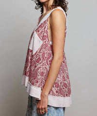 Pol - Paisley Daydream Sleeveless Top