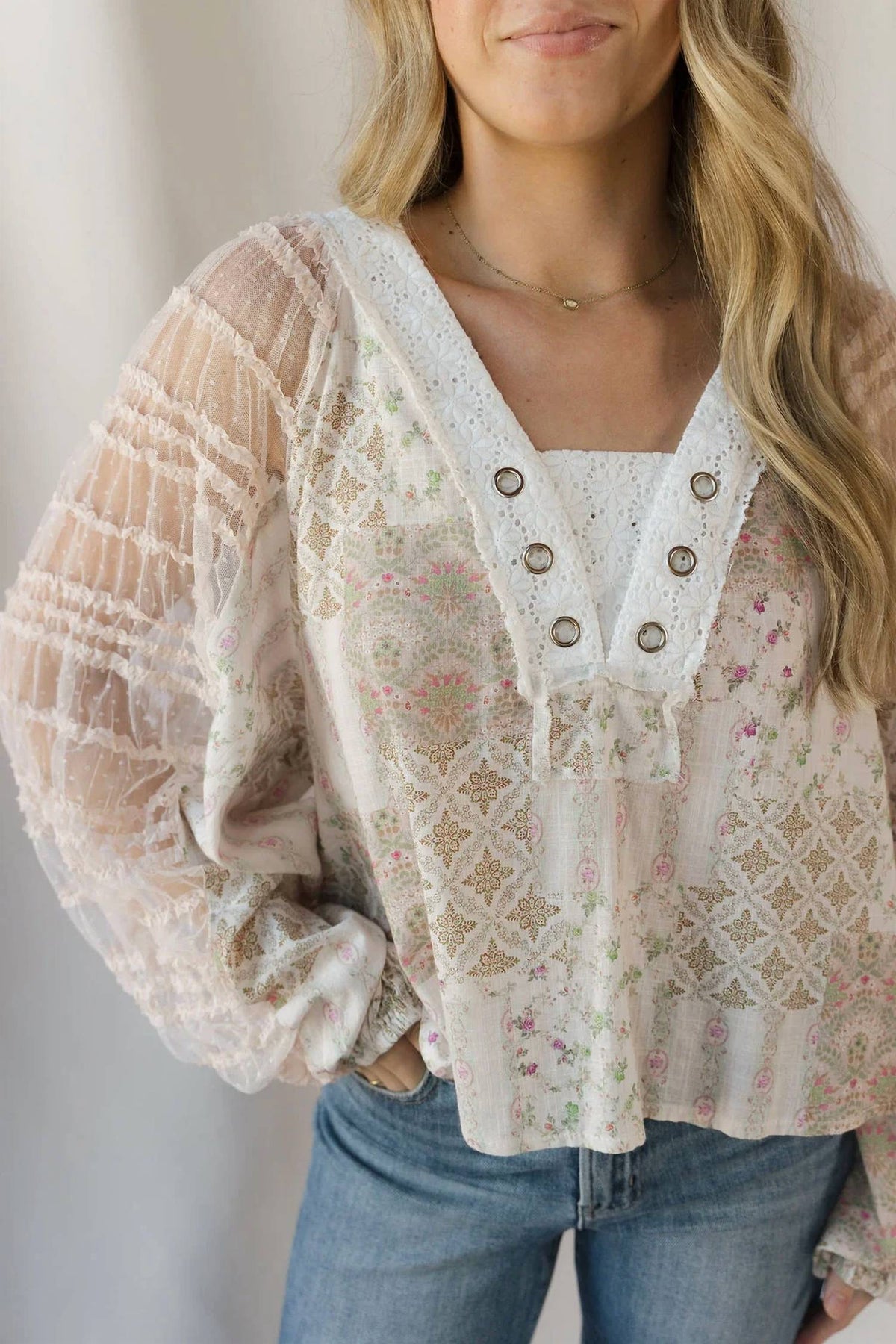 Pol - Parker Lace Top
