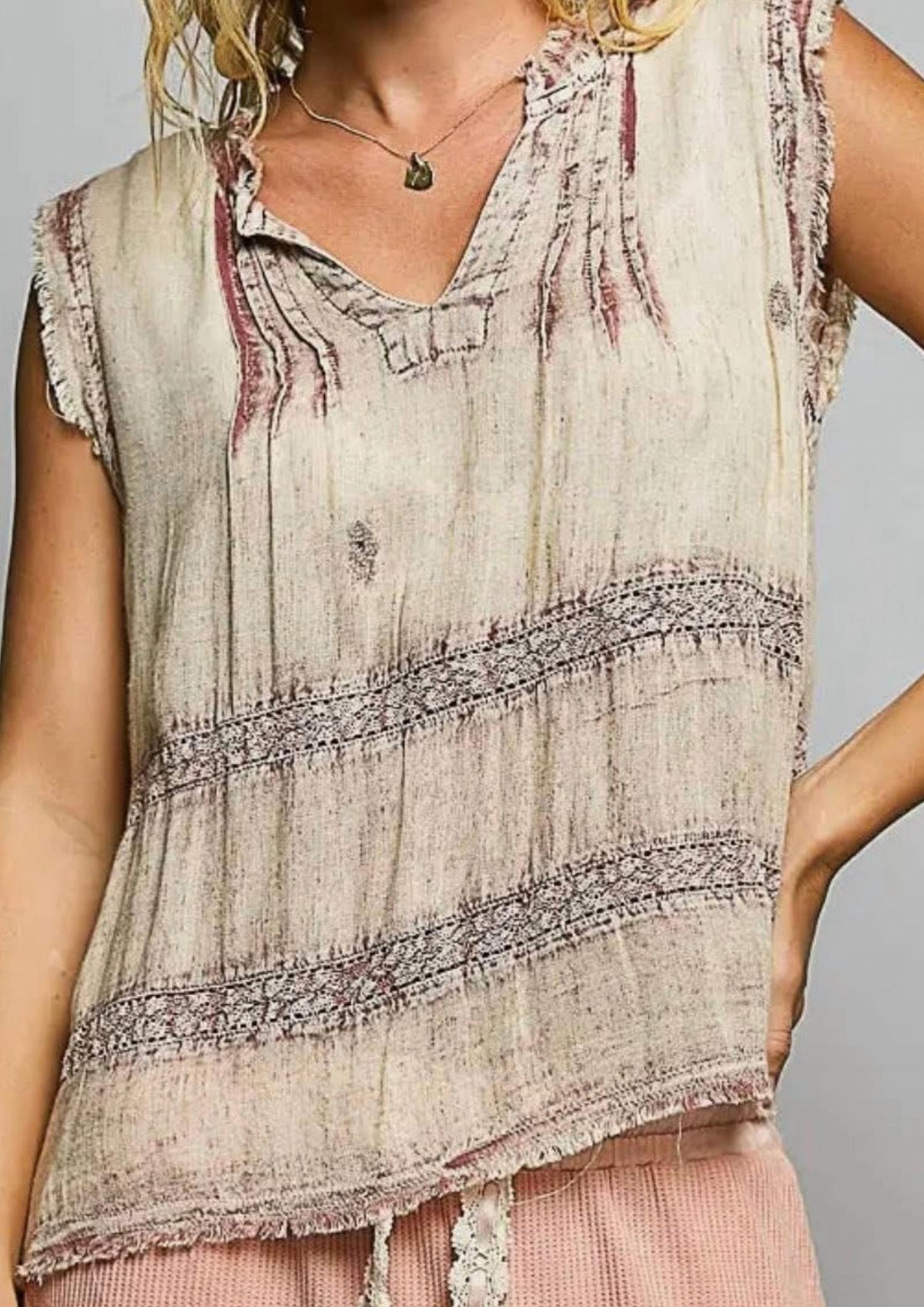 Pol - Romance Sleeveless Top