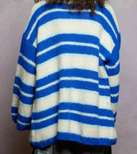Pol - RYDER STRIPED CARDIGAN