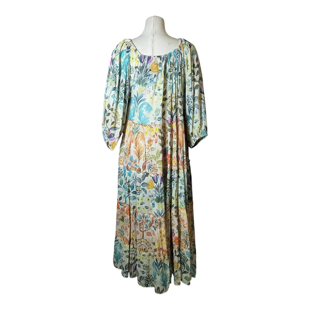 Pol - Shayla Boho Tiered Floral Maxi Dress