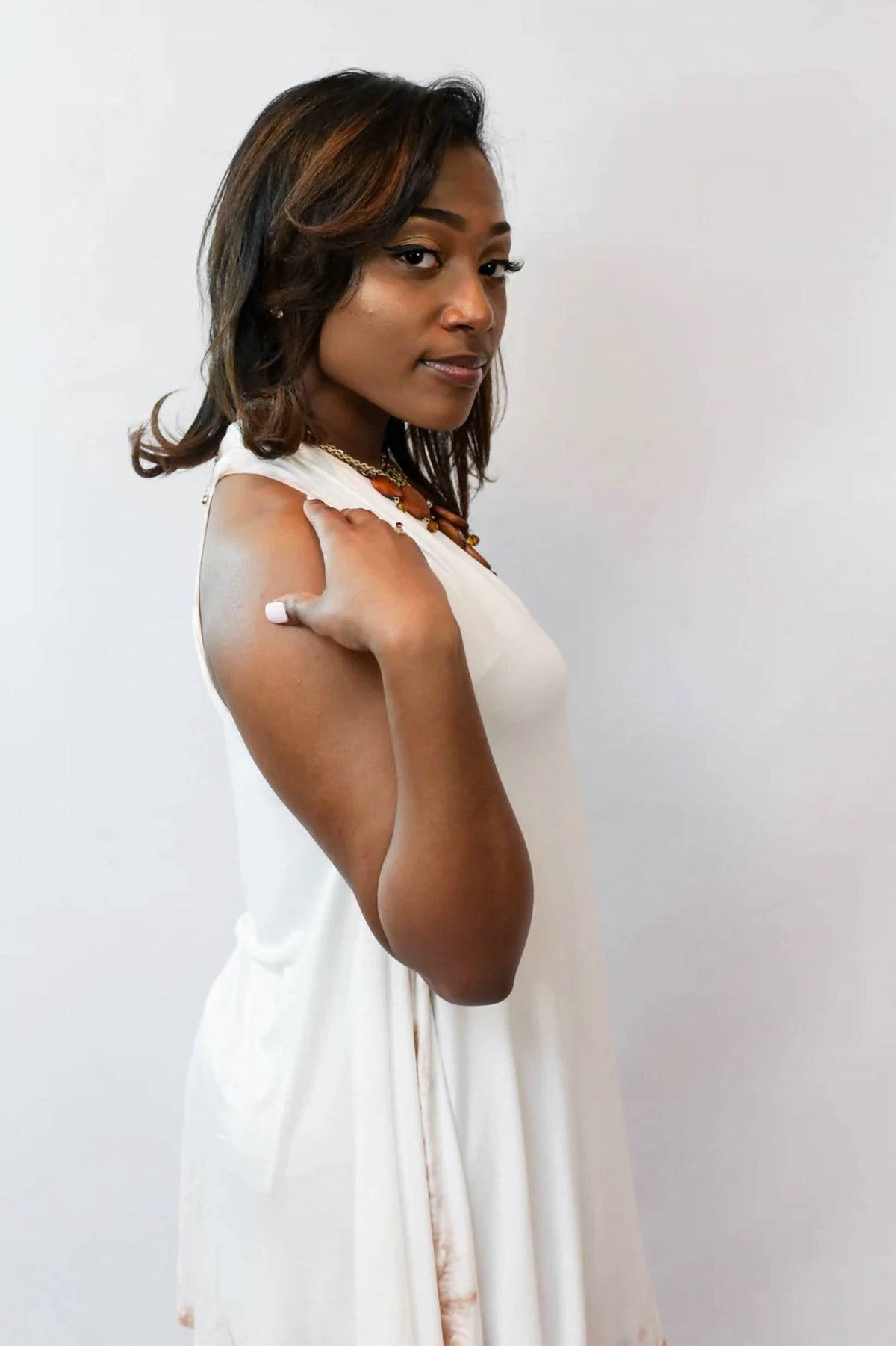 Pol - Sleeveless Swing Tunic Mini Dress