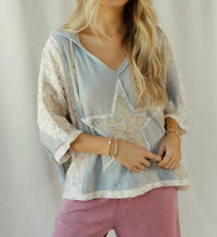 Pol - Star Hooded Top