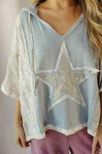 Pol - Star Hooded Top