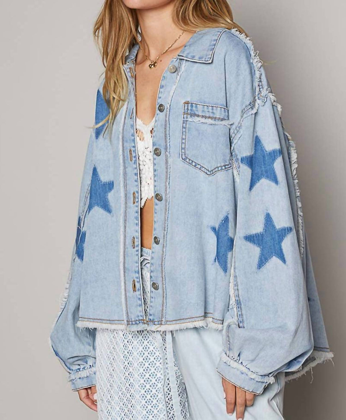 Pol - Star Jean Shacket