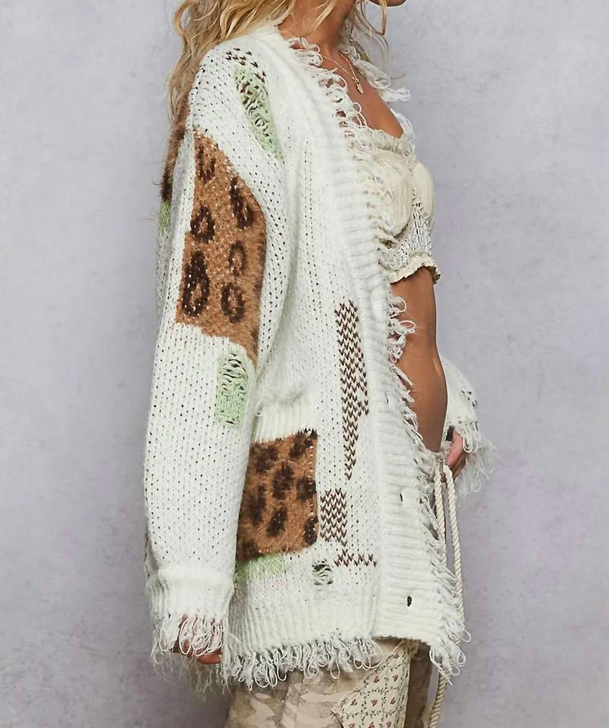 Pol - Stay Wild Cardigan