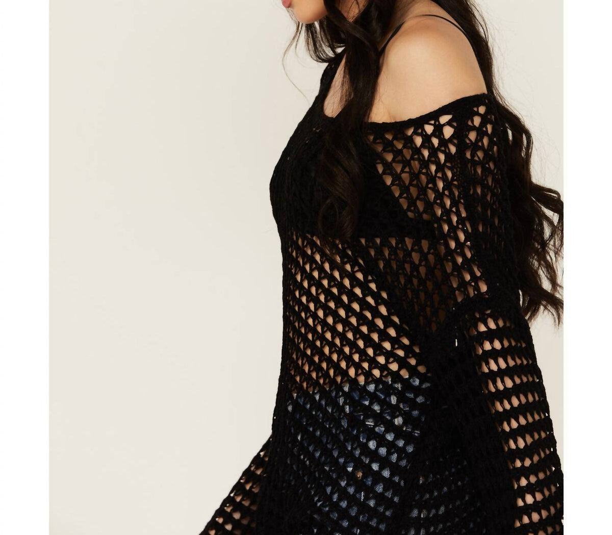 Pol - Style And America Crochet Sweater