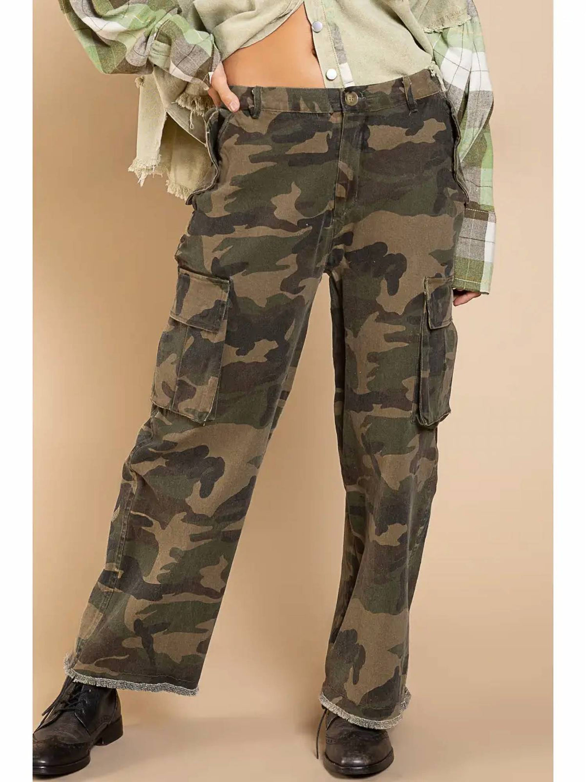 Pol - Wide Leg Boyfriend Pants