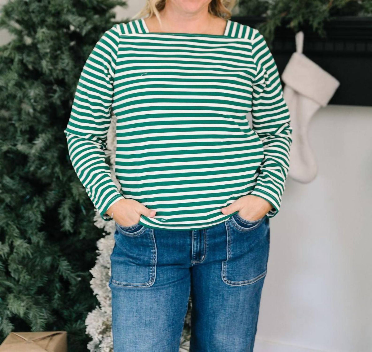 Polagram - Paris Stripe Top
