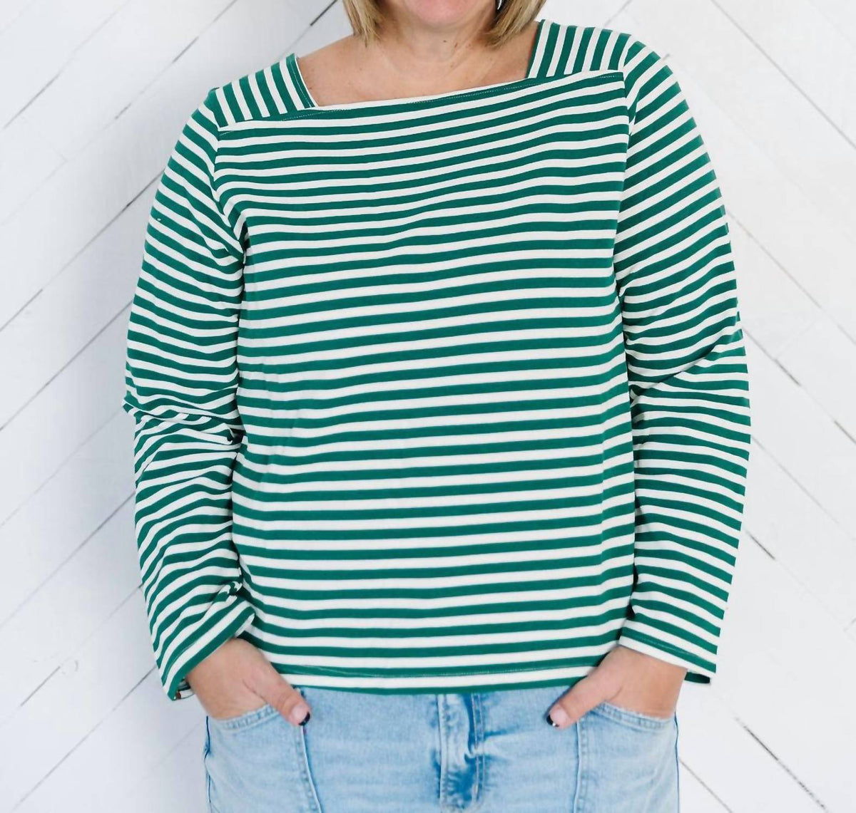 Polagram - Paris Stripe Top