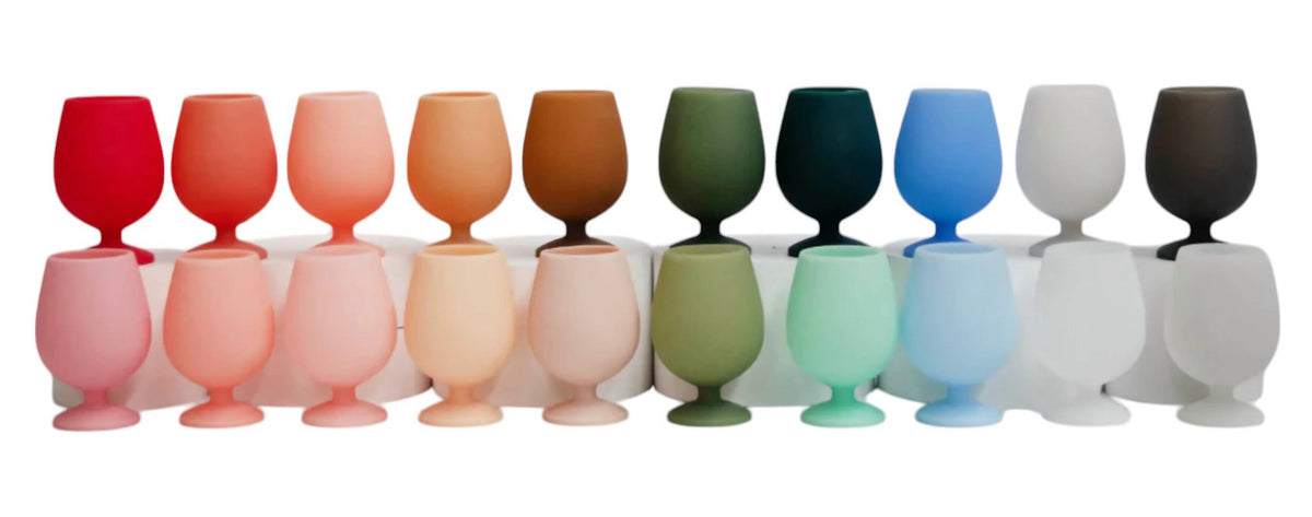 Porter Green - Stemm Silicone Unbreakable Floatable Wine Glasses Set Of 4