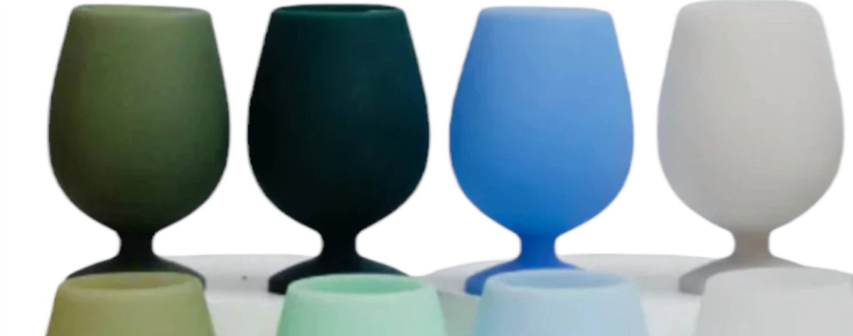 Porter Green - Stemm Silicone Unbreakable Floatable Wine Glasses Set Of 4