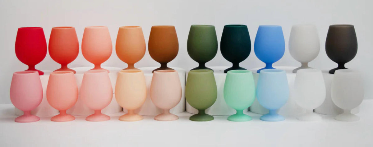 Porter Green - Stemm Silicone Unbreakable Floatable Wine Glasses Set Of 4