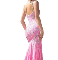Portia&Scarlett - Lace And Crystal Mermaid Gown - clothing - dresses - lace