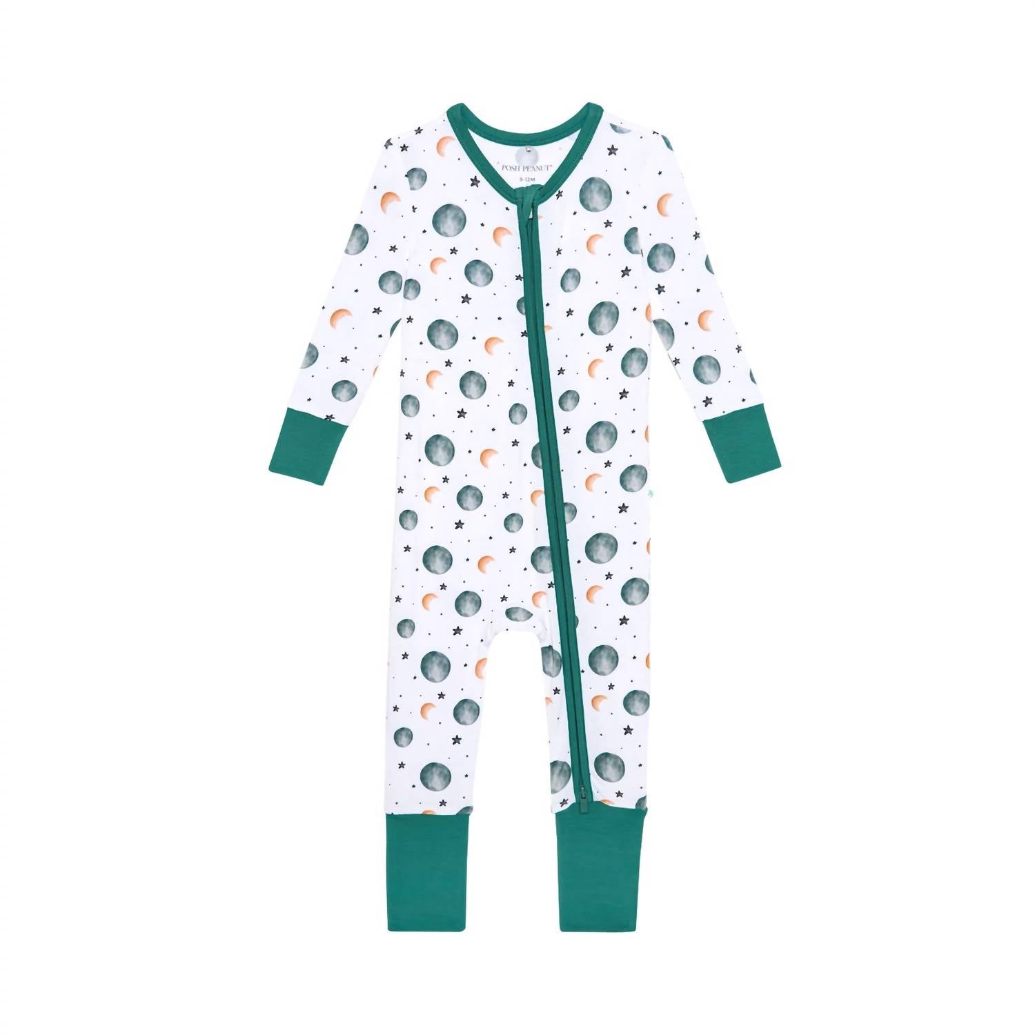 Posh Peanut - Baby Long Sleeve Zip Romper - bottoms - clothing - jumpsuits