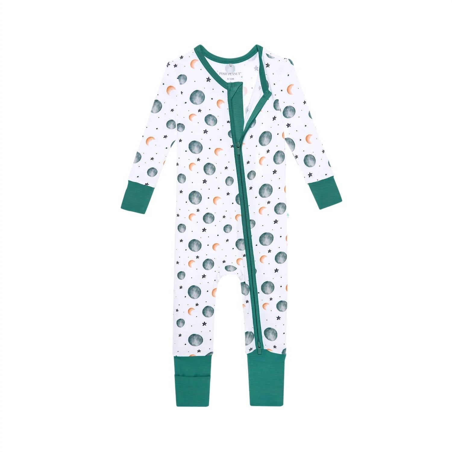 Posh Peanut - Baby Long Sleeve Zip Romper - bottoms - clothing - jumpsuits