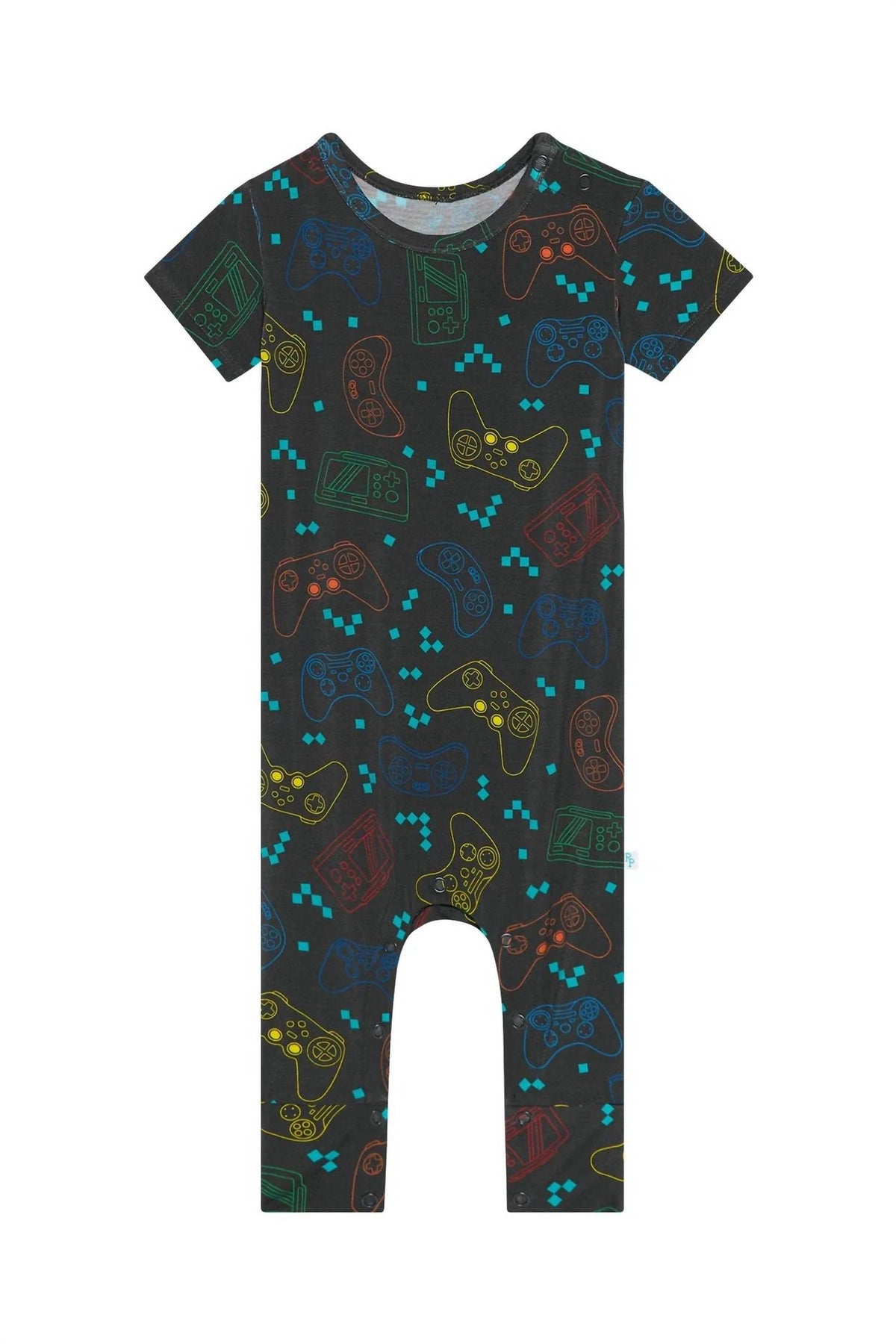 Posh Peanut - Boy's Short Sleeve Basic Romper