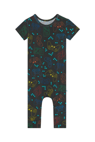 Posh Peanut - Boy's Short Sleeve Basic Romper