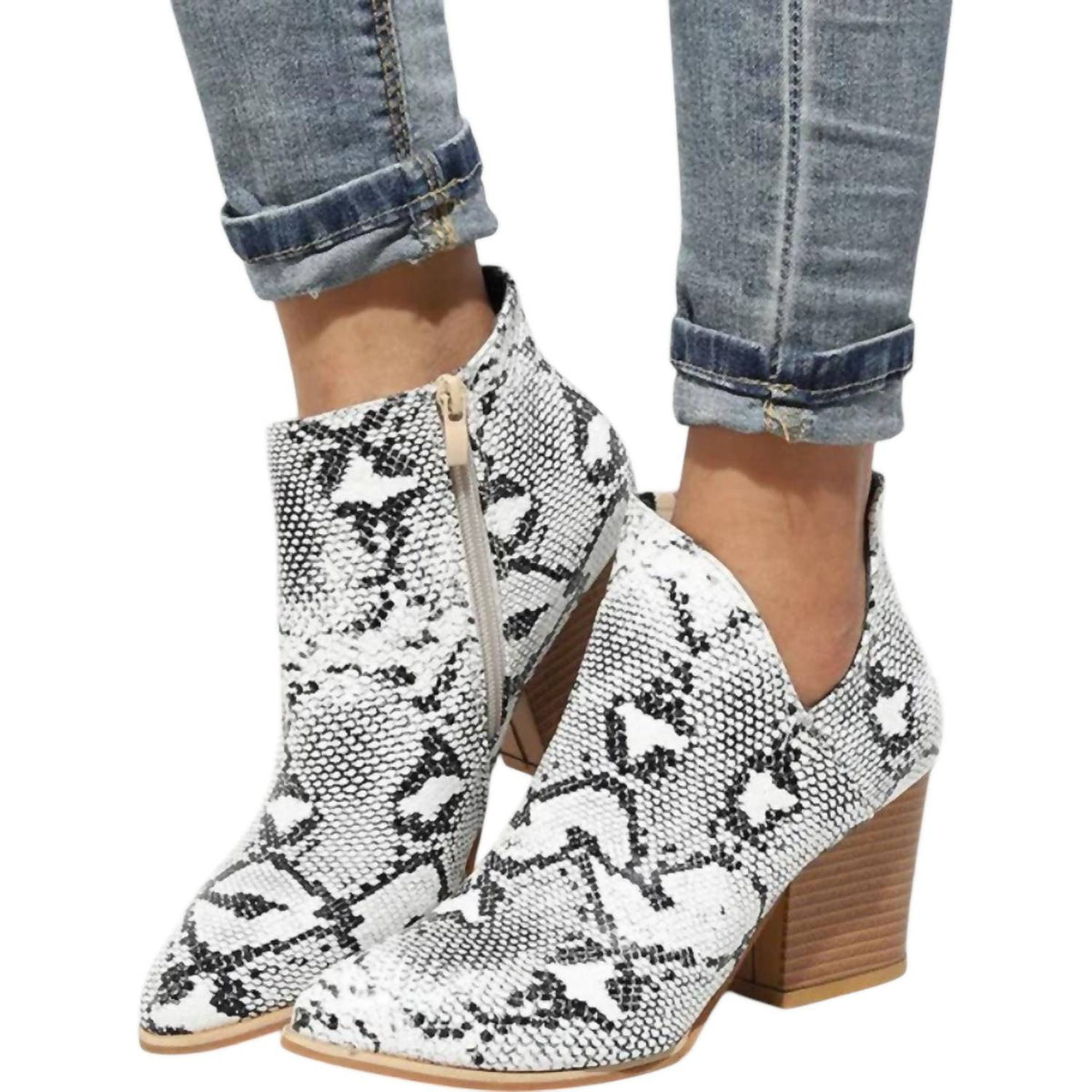Posh - Women's Python Booties