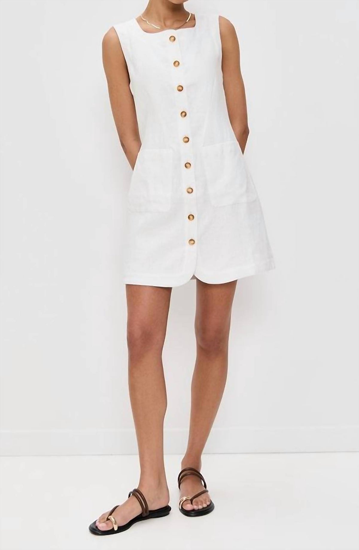 Posse - Emma Button Down Mini Dress