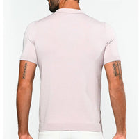 Postmarc - 3-button Knit Polo Shirt
