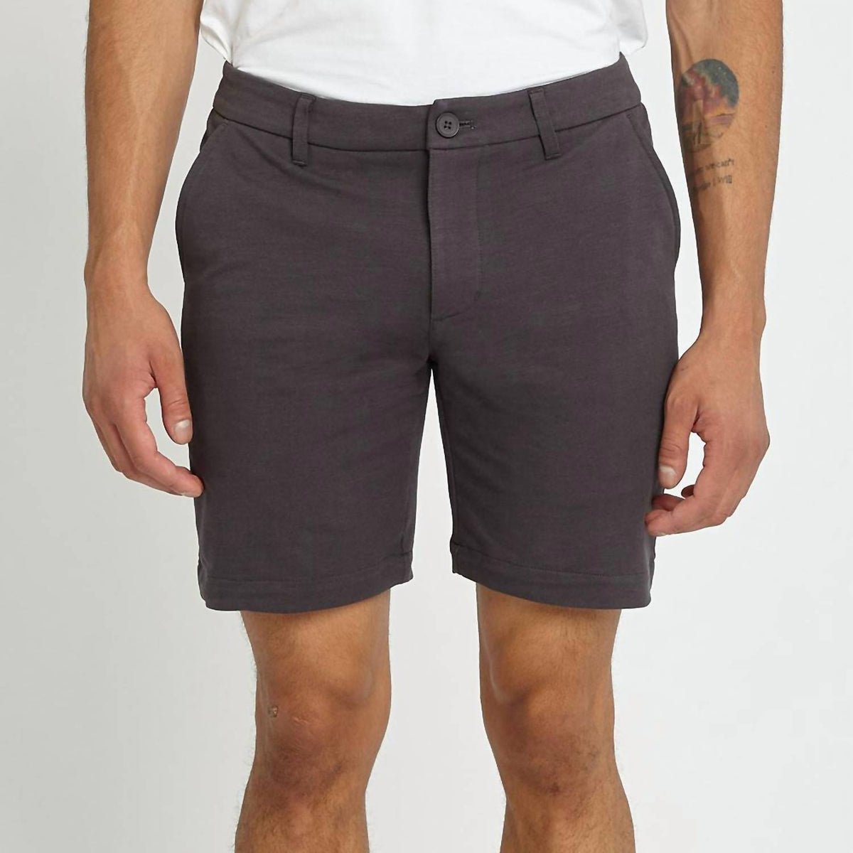 Postmarc - Men's Solid Slub Knit Fleece Short