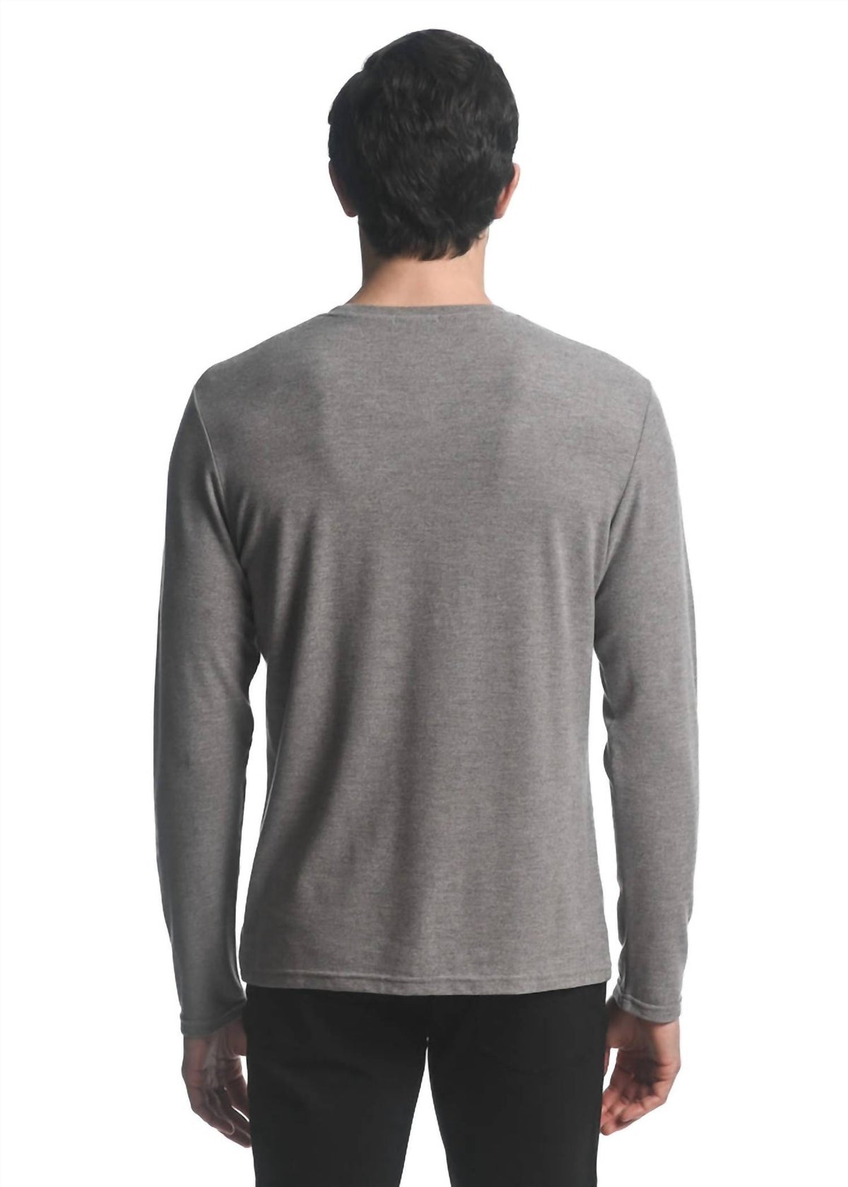 Postmarc - Stretch Knit Long Sleeve Crew Pullover