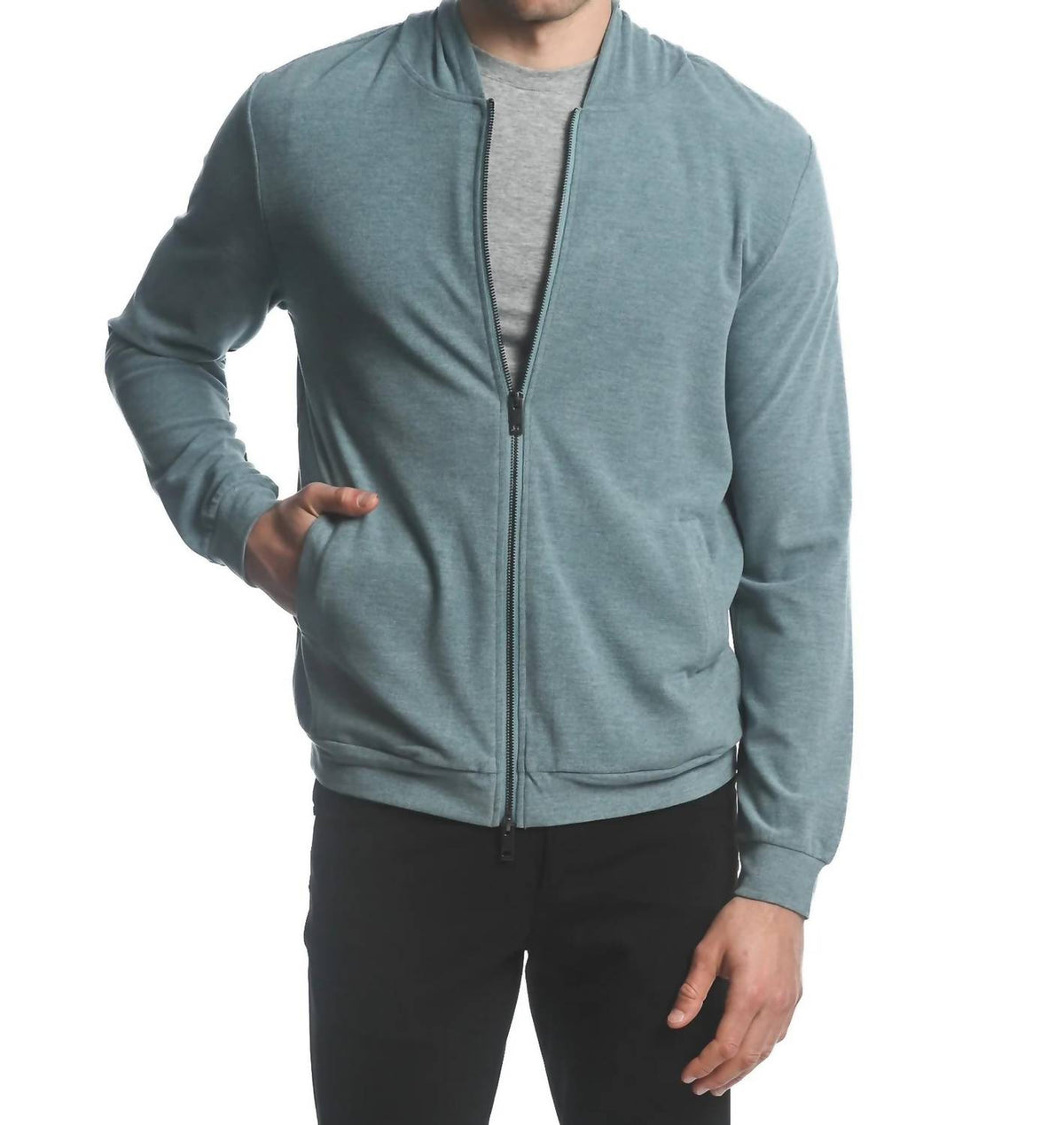 Postmarc - Stretch Knit Zip-up Hoodie
