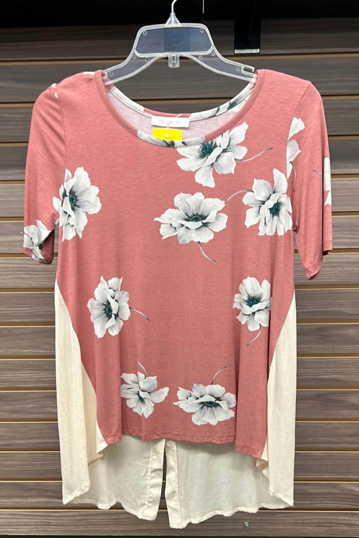 Potter'S Pot - Women's Floral Button Back Blouse