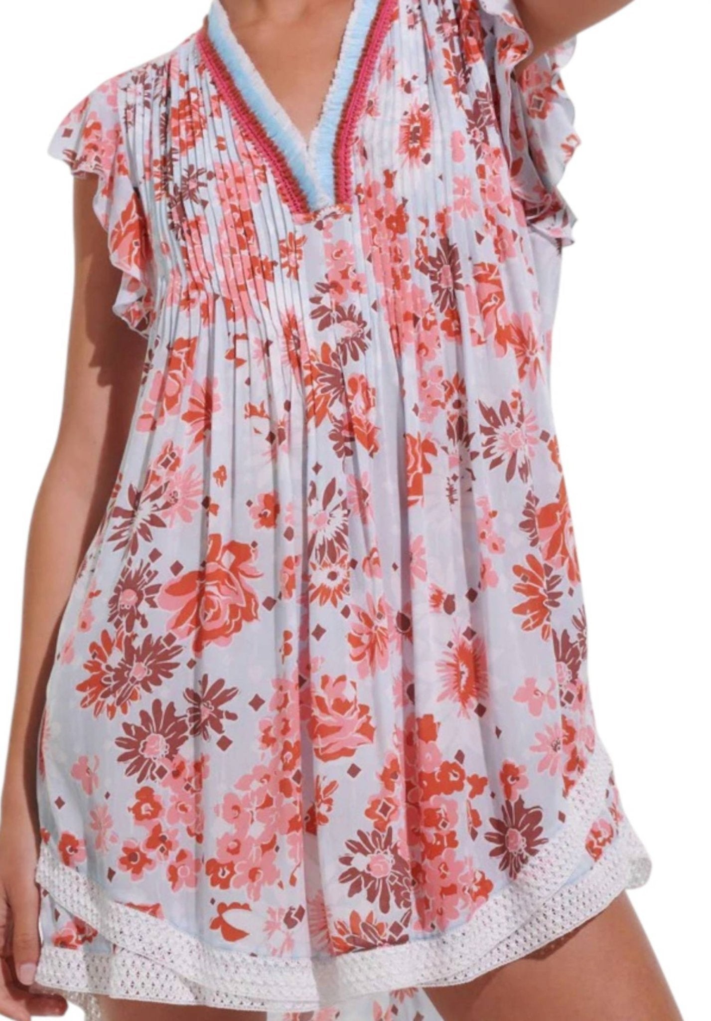 Poupette St Barth - Girl's Sasha Mini Dress - casual - clothing - dresses