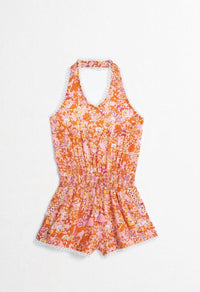 Poupette St Barth - Kid's Short Jumpsuit Beth - bottoms - clothing - floral