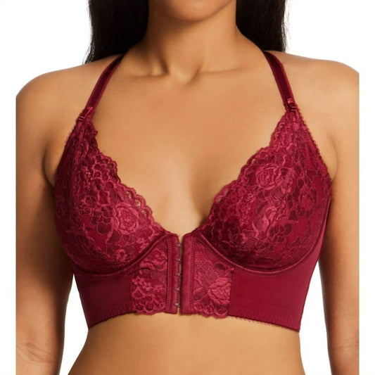 Pour Moi - Opulence Front Fastening Underwired Bralette - bras - clothing - floral