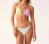 Pq Swim - Lace Tie Side Full Bikini Bottom
