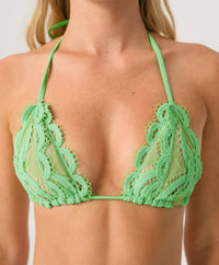 Pq Swim - Lace Triangle Bikini Top