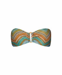 Pq Swim - Metallic Bandeau Bikini Top