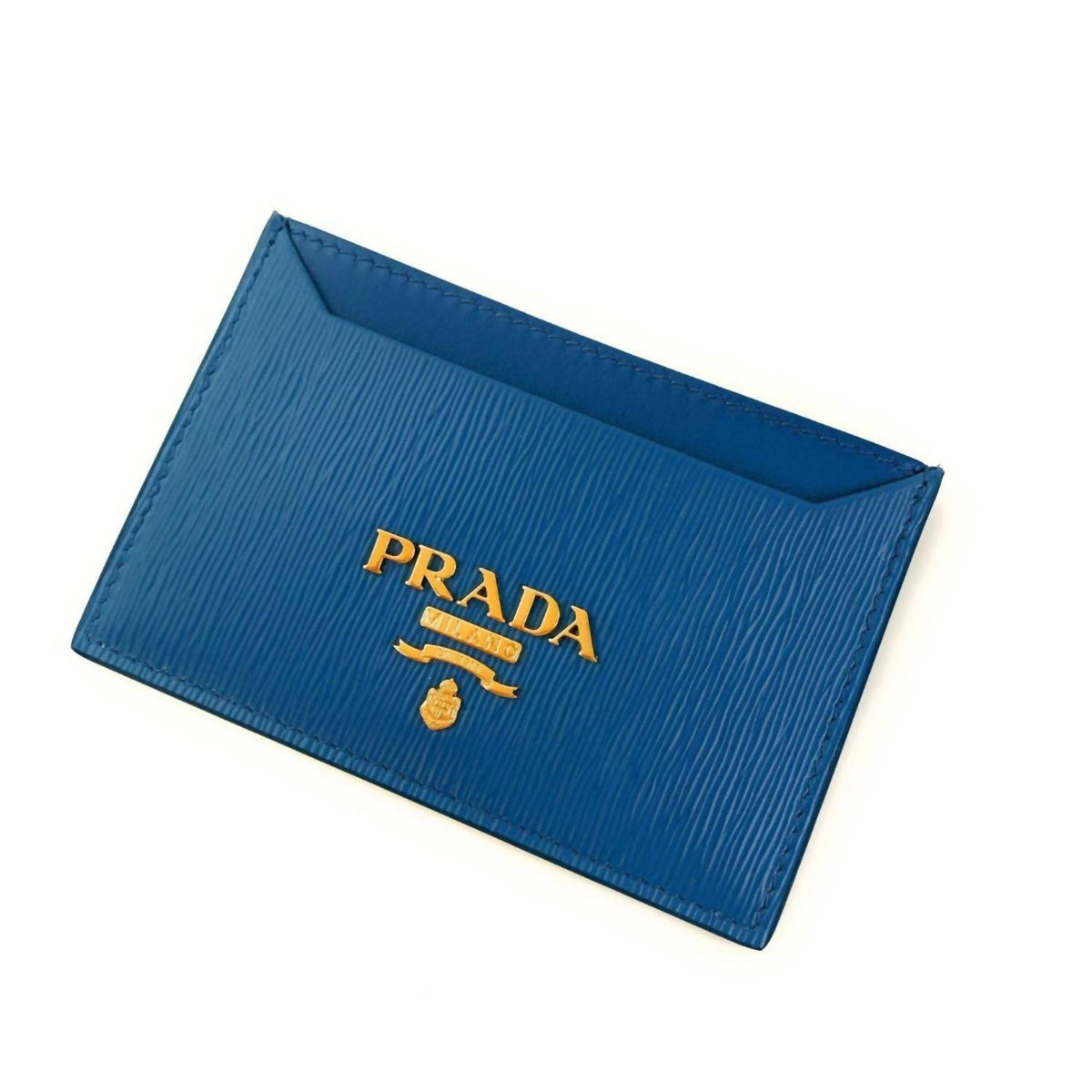 Prada - Women's Vitello Move Leather Small Card Case Wallet