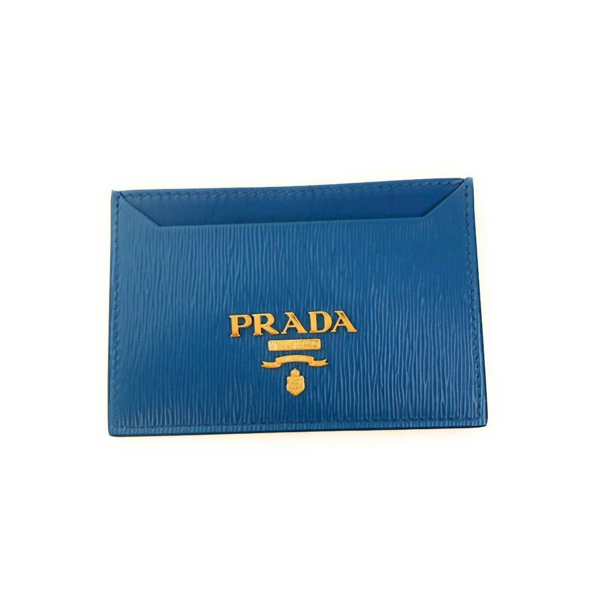 Prada - Women's Vitello Move Leather Small Card Case Wallet