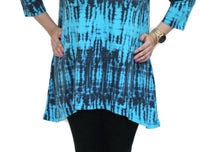 Prairie Cotton - High Tides Criss Cross Cotton Top - blue - clothing - cotton