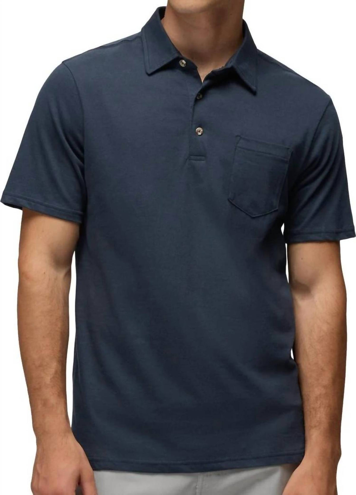 Prana - Collared Short Sleeve Polo