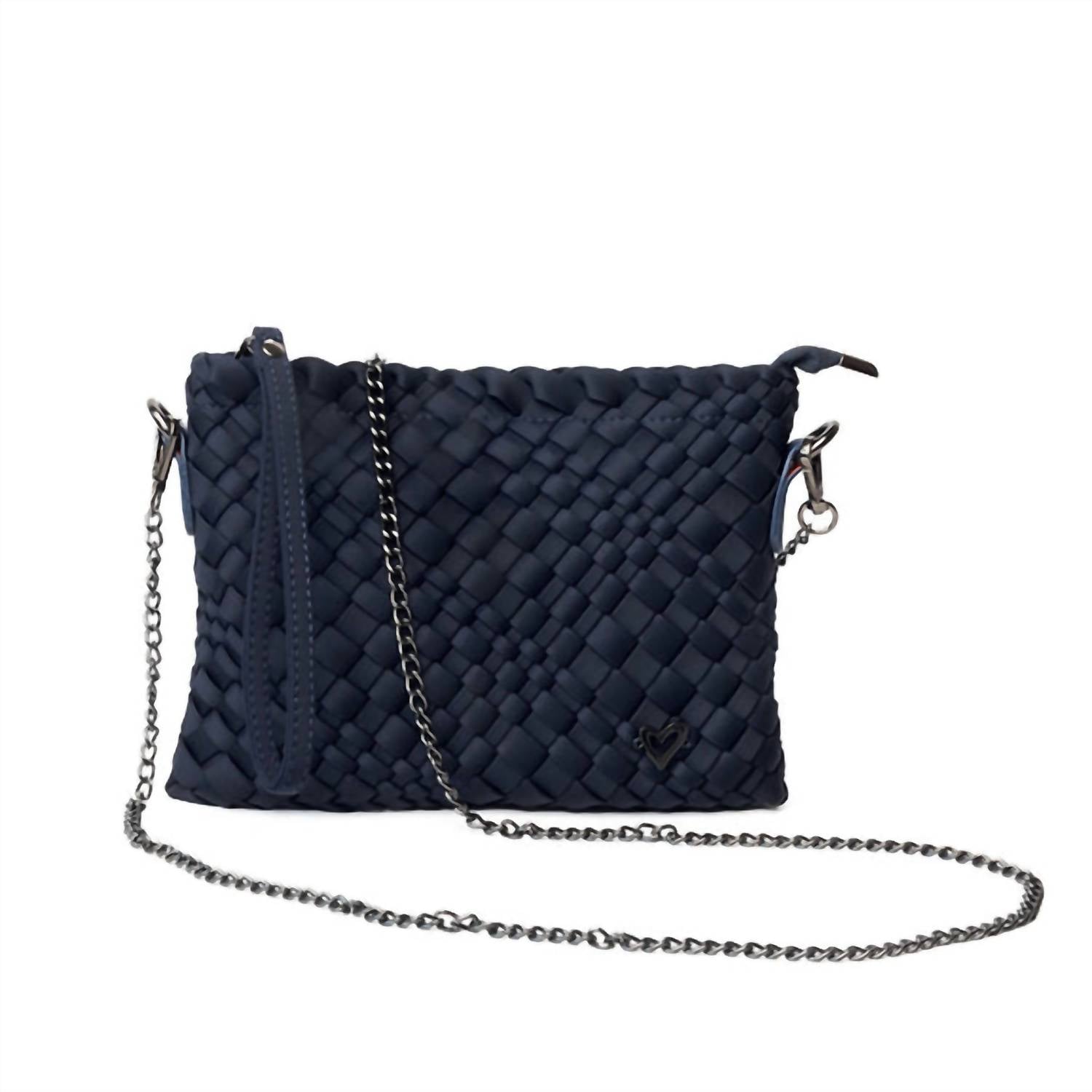 Prenelove - Women's Charlotte Woven Crossbody - bags - blue - crossbody - bags