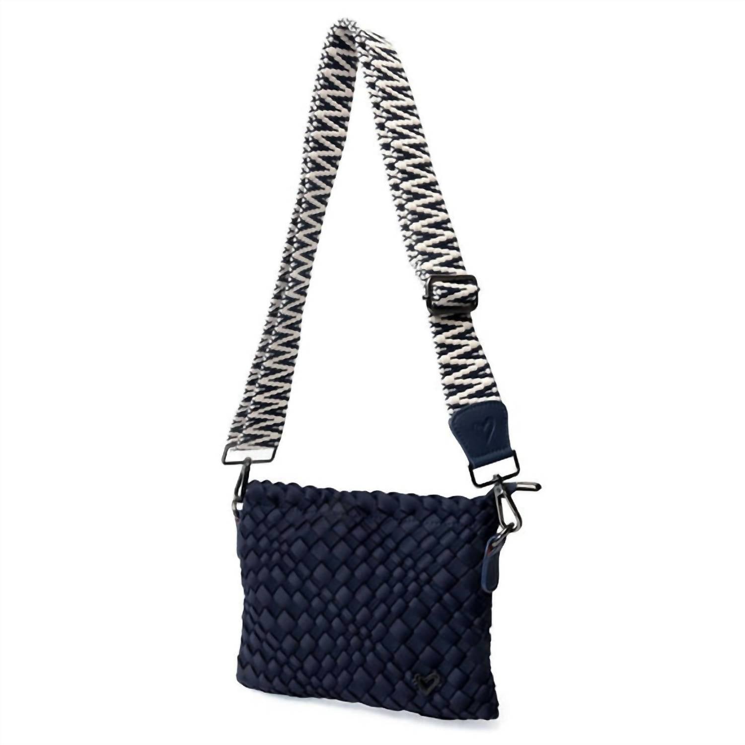 Prenelove - Women's Charlotte Woven Crossbody - bags - blue - crossbody - bags